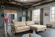 KAWOLA Sofa MALTA Ecksofa Stoff beige, Rechts, Ohne Zusatzausstattung, Relaxfunktion