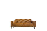 KAWOLA Sofa NILO Ledersofa 3-Sitzer Leder cognac