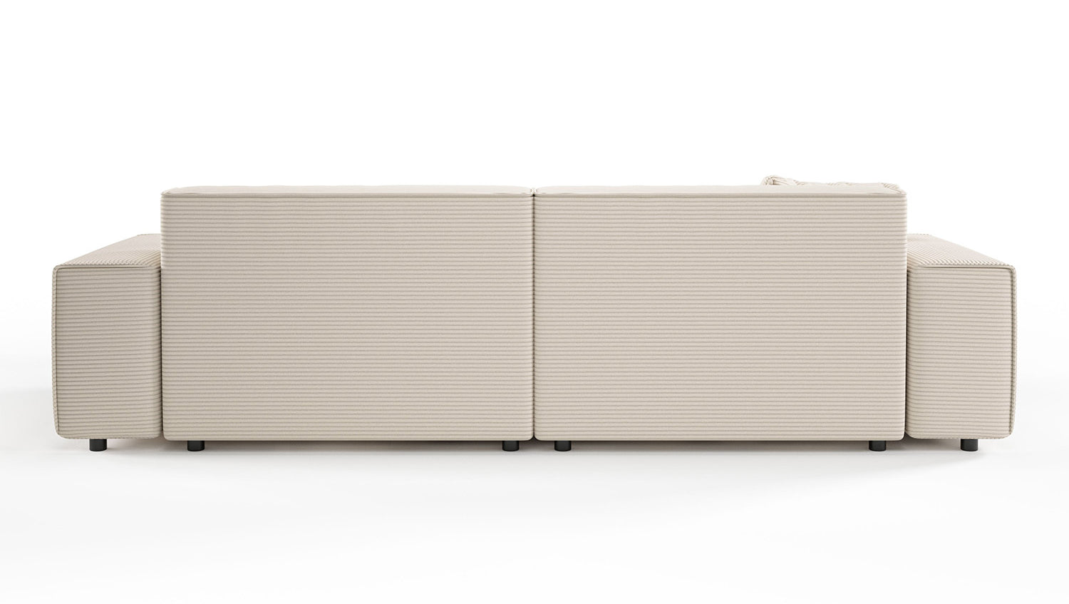 KAWOLA Sofa RANI 3-Sitzer Cord cremeweiß