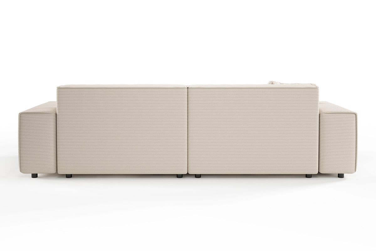 KAWOLA Sofa RANI 3-Sitzer Cord cremeweiß