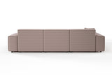 KAWOLA Sofa RANI Ecksofa Cord rosa