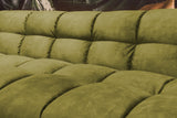 KAWOLA Sofa ROSARIO Velvet moosgrün