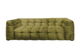 KAWOLA Sofa ROSARIO Velvet moosgrün