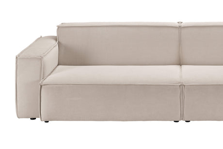 KAWOLA Sofa SAMU Feincord beige