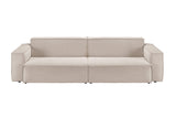 KAWOLA Sofa SAMU Feincord beige, 3-Sitzer