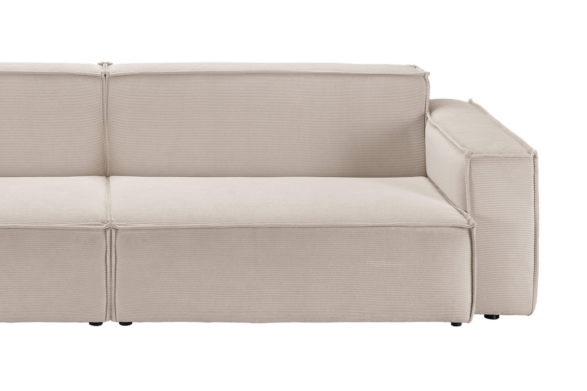 KAWOLA Sofa SAMU Feincord beige