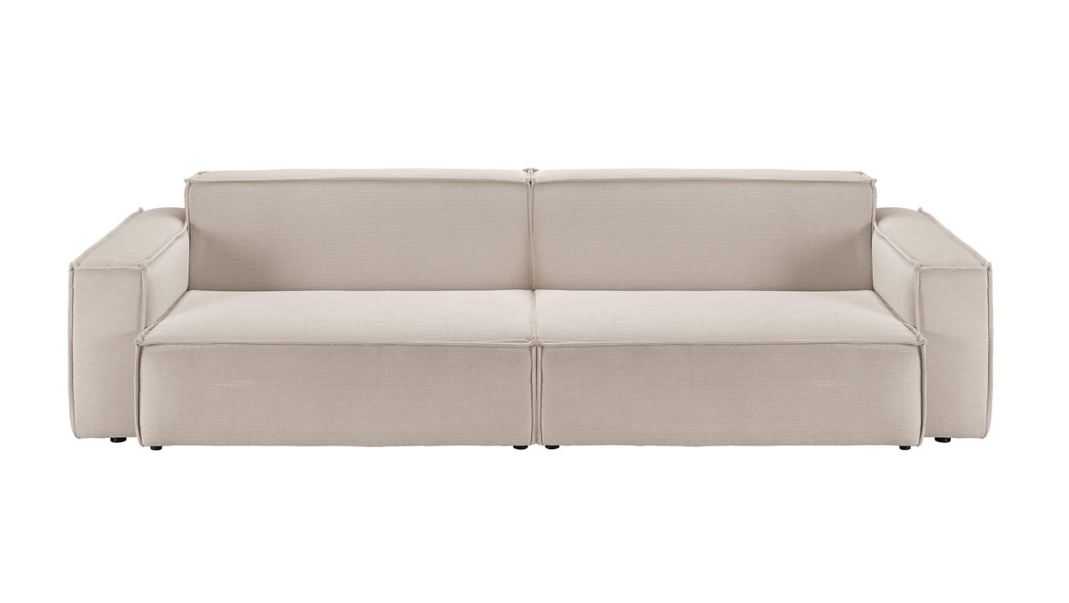 KAWOLA Sofa SAMU Feincord beige