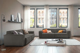 KAWOLA Sofa SAMU Stoff grau