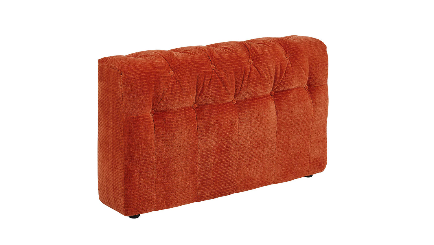 KAWOLA Sofa Seitenelement SEPHI groß Cord Vintage rot