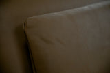 KAWOLA Sofa WIOLO Schlafsofa Daybed Leder dunkelbraun