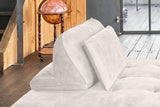 KAWOLA Sofa WIOLO Schlafsofa Daybed velvet cremeweiß