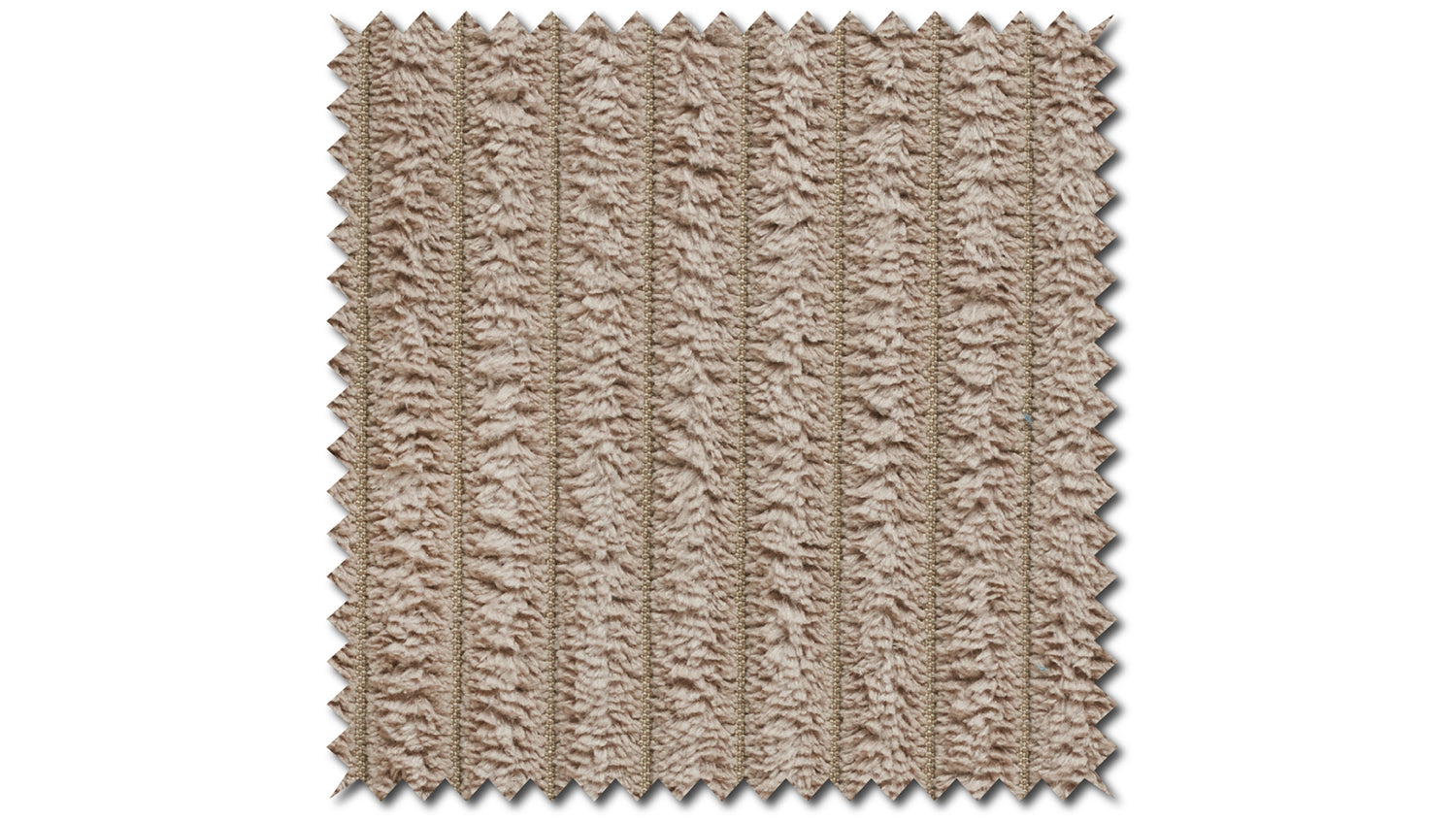 KAWOLA Stoffmuster Cord taupe