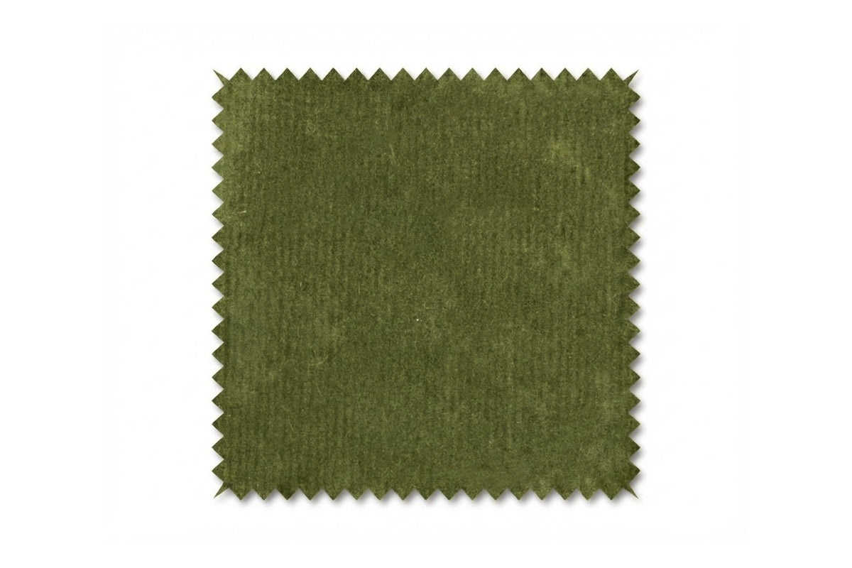 KAWOLA Stoffmuster Velvet grün