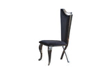 KAWOLA Stuhl AMALIA Esszimmerstuhl Barock Velvet schwarz