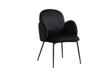 KAWOLA Stuhl DEON Esszimmerstuhl Velvet schwarz