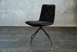 KAWOLA Stuhl NEW CHARME Drehstuhl Esszimmerstuhl Velvet schwarz