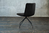 KAWOLA Stuhl NEW CHARME Drehstuhl Esszimmerstuhl Velvet schwarz