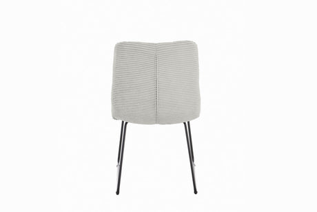 KAWOLA Stuhl NEW CHARME Esszimmerstuhl Cord hellgrau