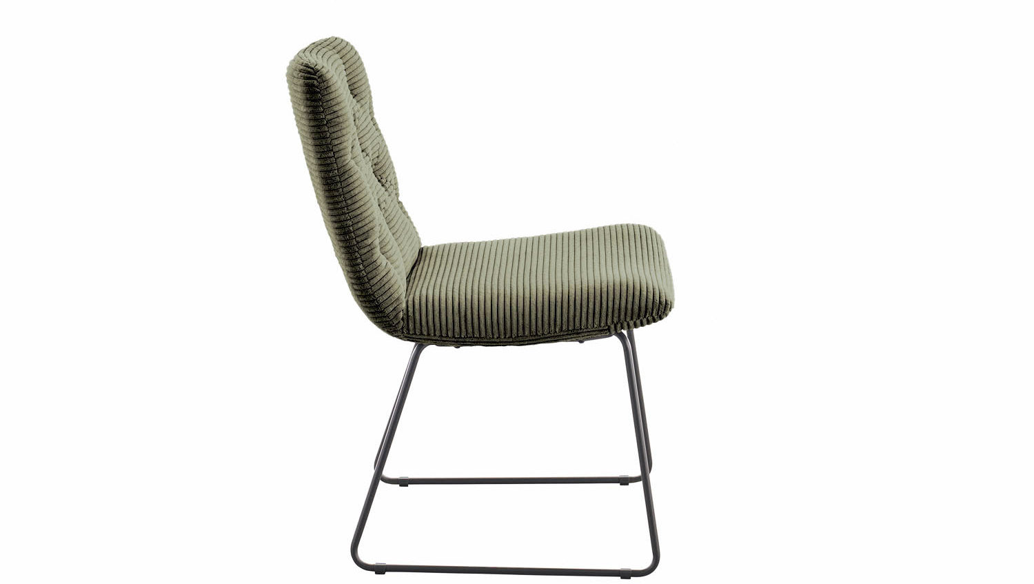 KAWOLA Stuhl NEW CHARME Esszimmerstuhl Cord olivgrün