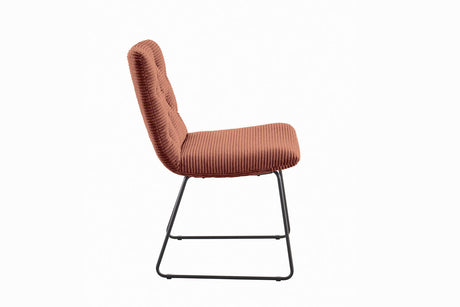 KAWOLA Stuhl NEW CHARME Esszimmerstuhl Cord rost