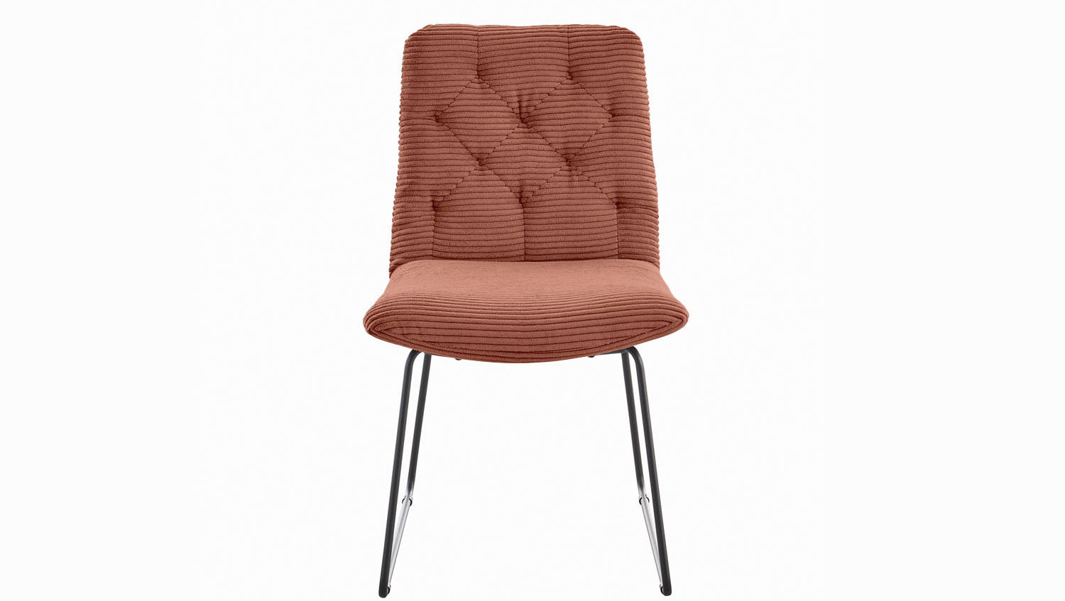 KAWOLA Stuhl NEW CHARME Esszimmerstuhl Cord rost