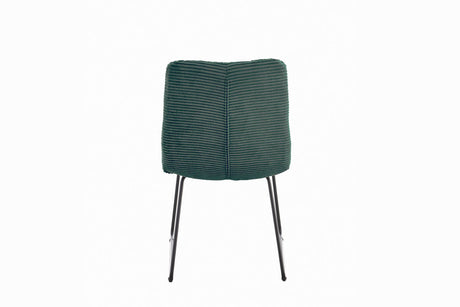 KAWOLA Stuhl NEW CHARME Esszimmerstuhl Cord smaragd