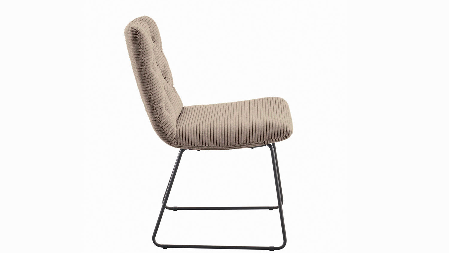 KAWOLA Stuhl NEW CHARME Esszimmerstuhl Cord taupe
