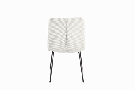 KAWOLA Stuhl NEW CHARME Esszimmerstuhl Cord weiß