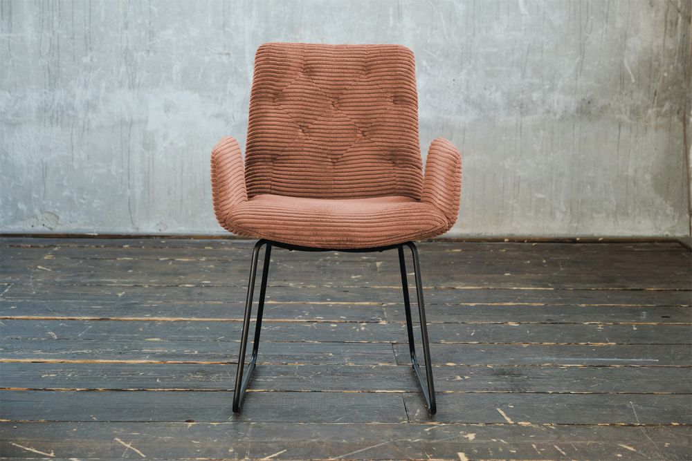 KAWOLA silla NEW CHARME silla de comedor Cord óxido