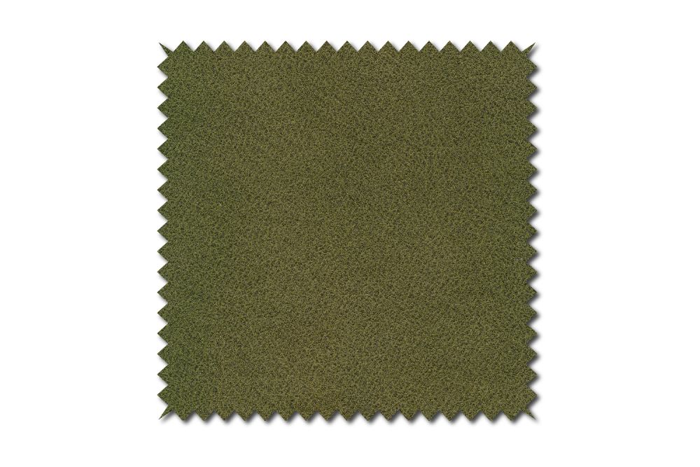 KAWOLA muestra de tela verde musgo 10x10cm