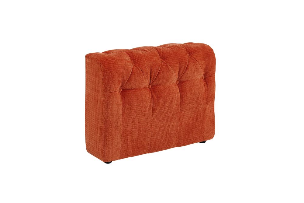 KAWOLA Sofá elemento lateral SEPHI medio Pana rojo vintage
