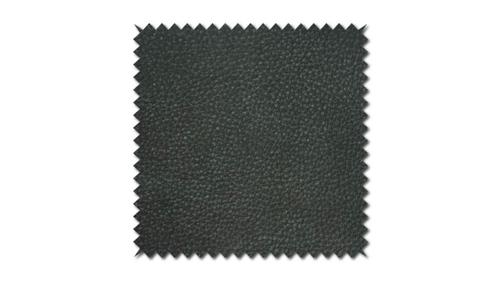 KAWOLA muestra de tela cuero antracita 10x10cm