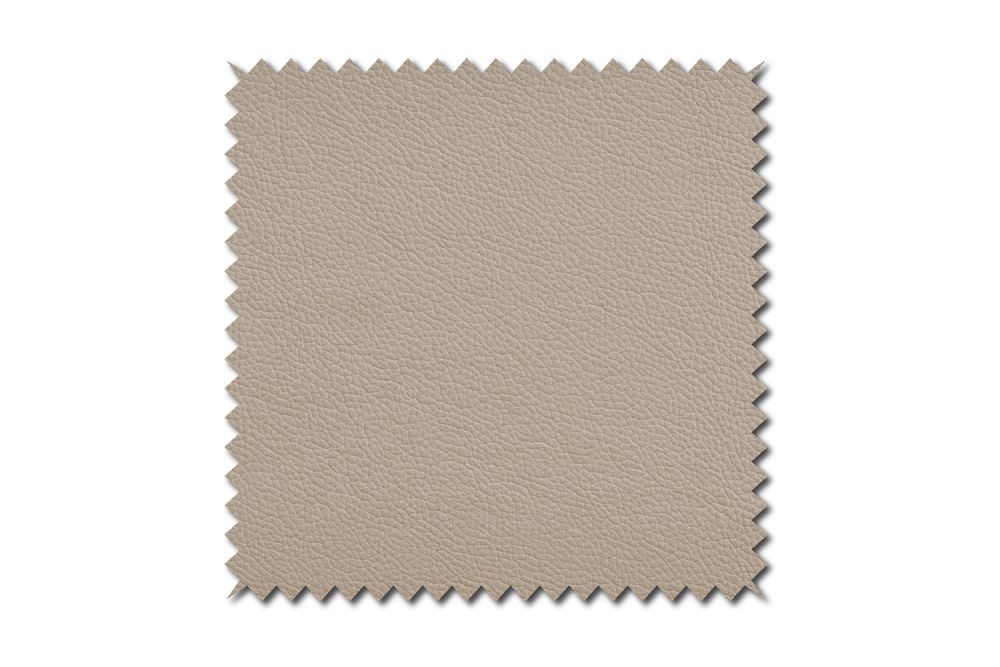 KAWOLA tela patrón cuero marrón claro 10x10cm