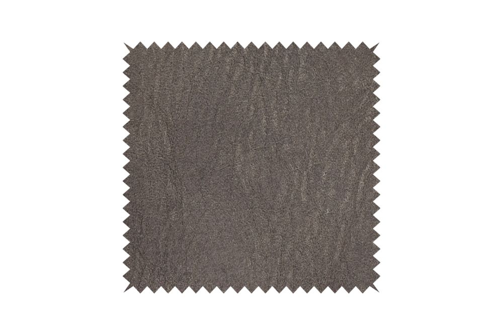 KAWOLA tela patrón cuero gris 10x10cm