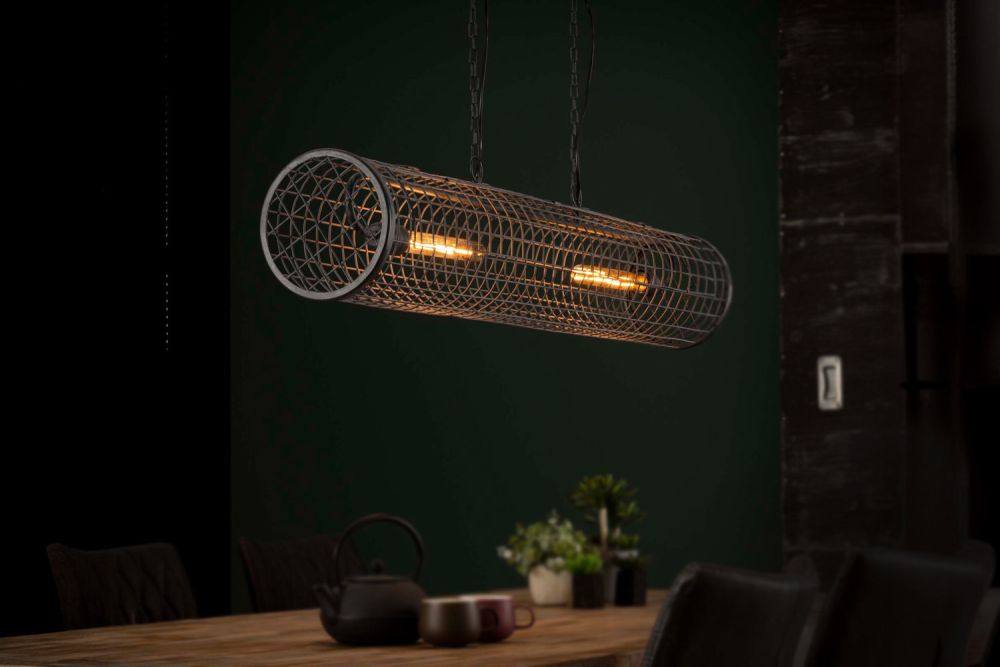 KAWOLA lámpara colgante VIANA lámpara colgante metal negro