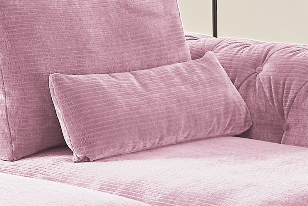 KAWOLA cojín riñonera SEPHI tamaño pana vintage rosa
