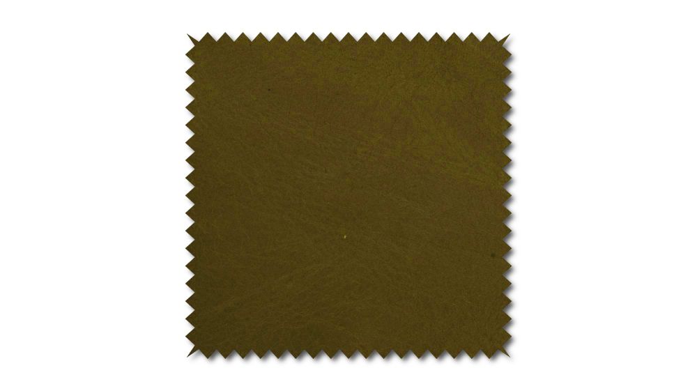 KAWOLA tela patrón cuero verde oliva 10x10cm