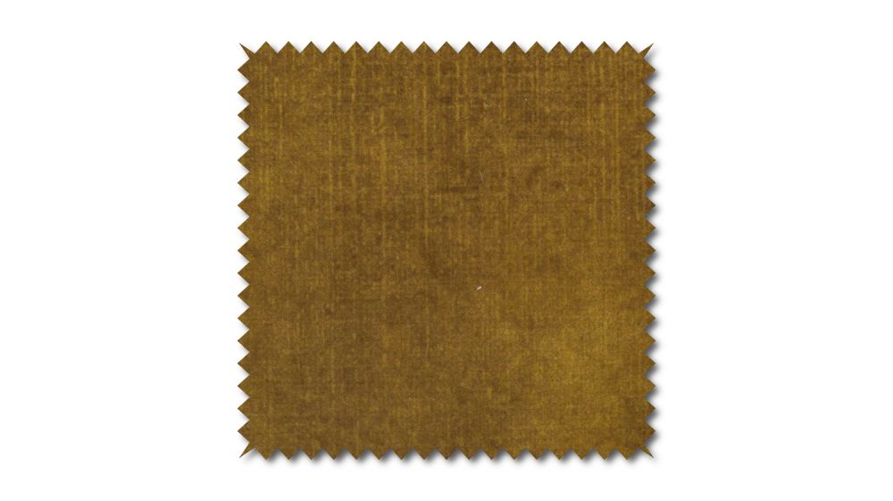 KAWOLA patrón de tela Terciopelo coñac 10x10cm
