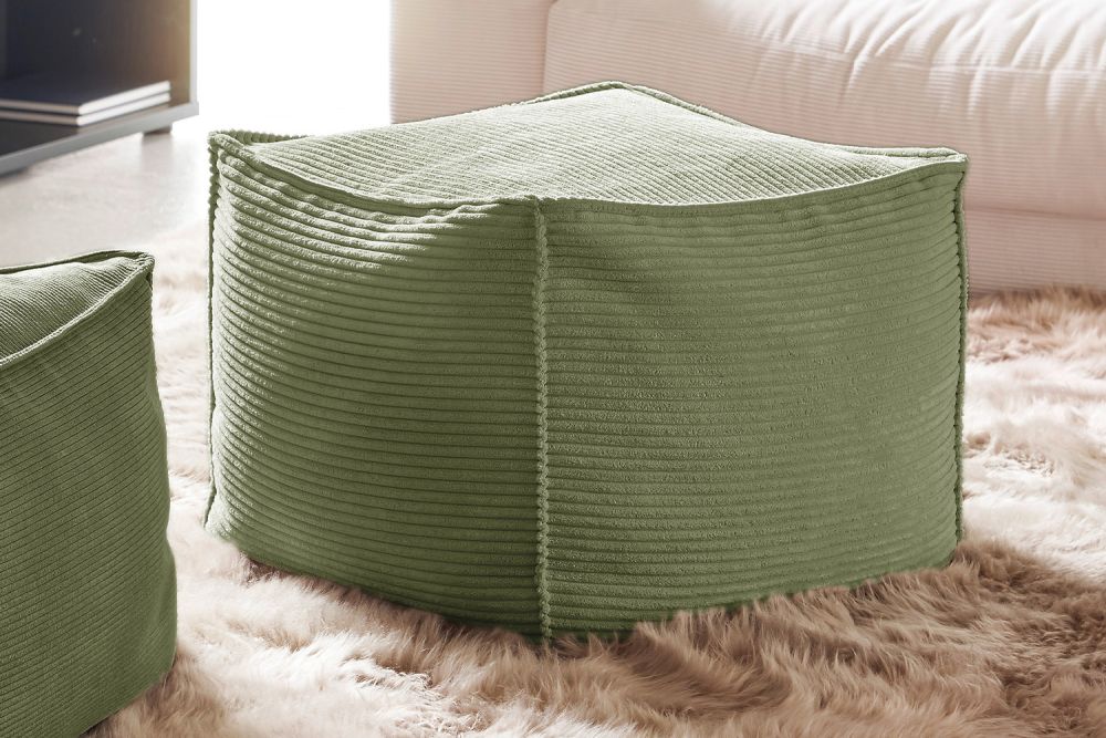 KAWOLA taburete ALEA Pana verde oliva