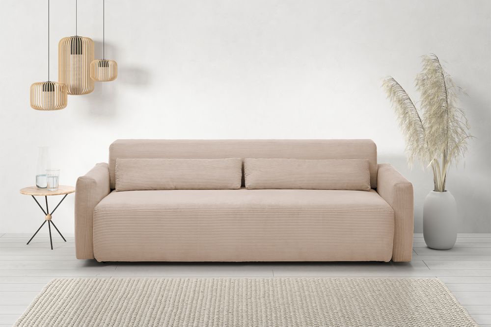 KAWOLA Sofá cama NEO Sofá cama pana topo
