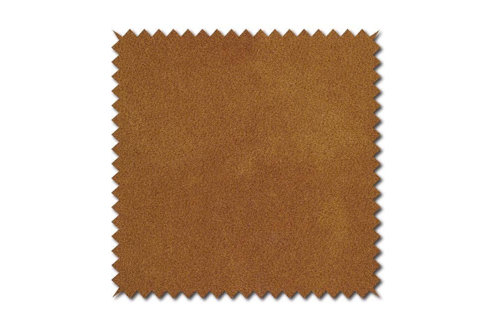 KAWOLA muestra de tela tejido coñac 10x10cm