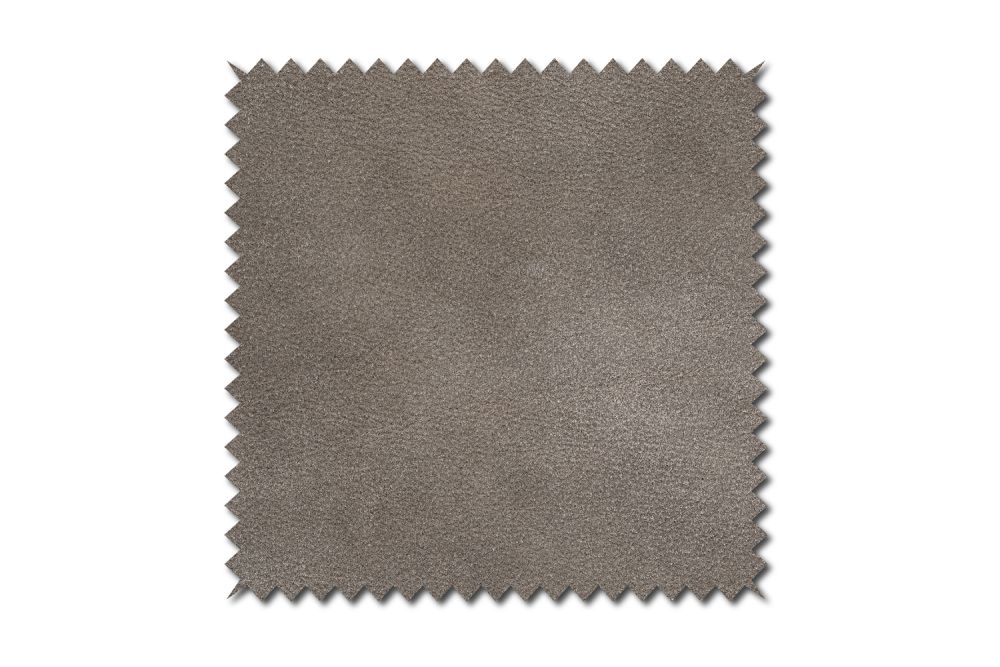 KAWOLA tela patrón cuero gris 10x10cm