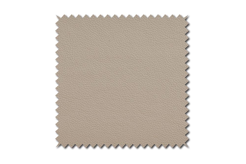 KAWOLA muestra de tela cuero blanco 10x10cm