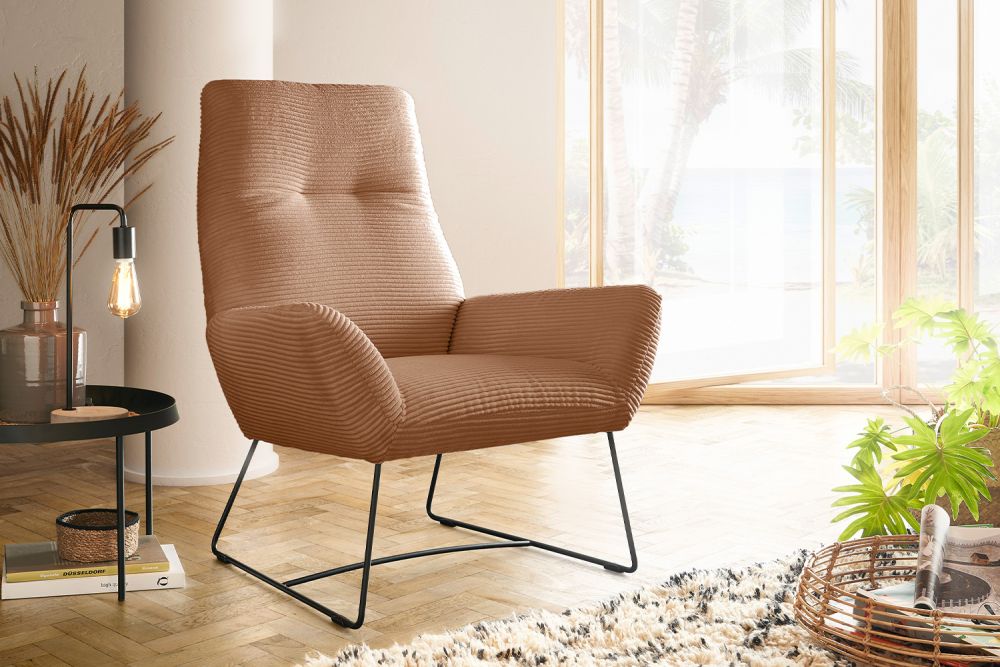 Sillón KAWOLA BISA Óxido de pana