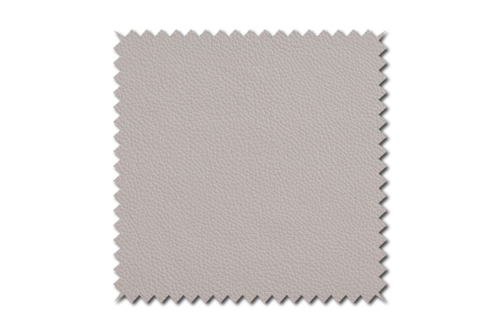 KAWOLA tela muestra cuero gris claro 10x10cm
