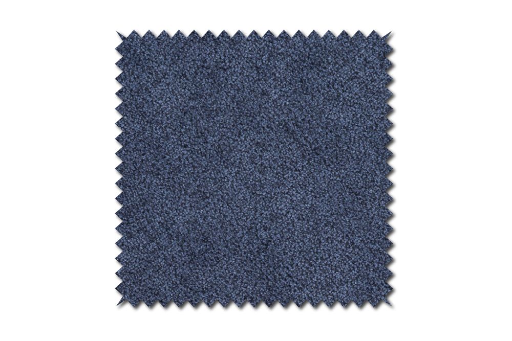 KAWOLA muestra de tela azul oscuro 10x10cm