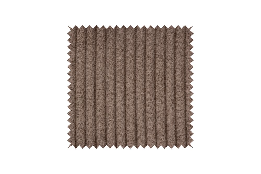 KAWOLA muestra de tela tejido coñac 10x10cm