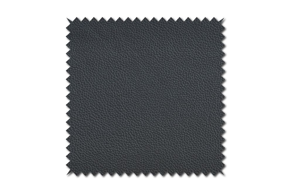 KAWOLA muestra de tela cuero negro 10x10cm