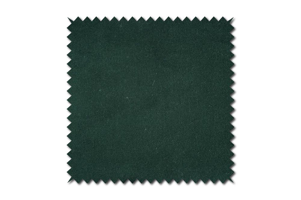 KAWOLA patrón de tela Terciopelo esmeralda 10x10cm