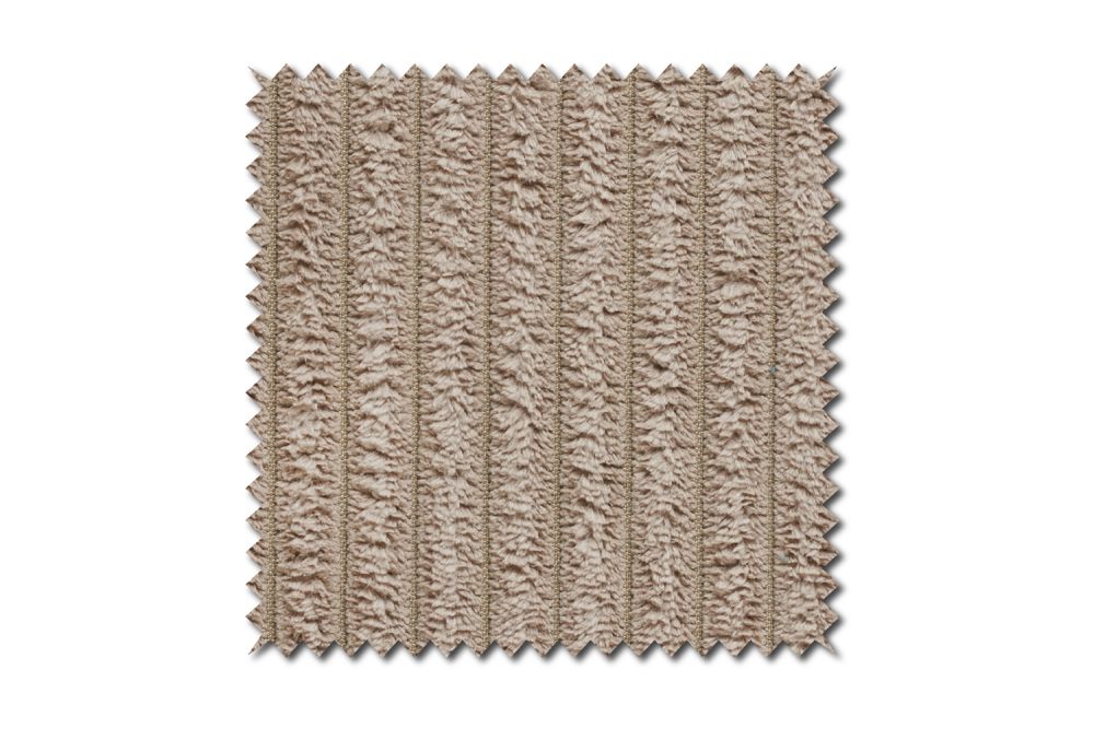 KAWOLA patrón de tela de pana topo 10x10cm